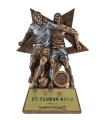 축구 우승 챔피언 MVP 레진 트로피 TR8-183-03