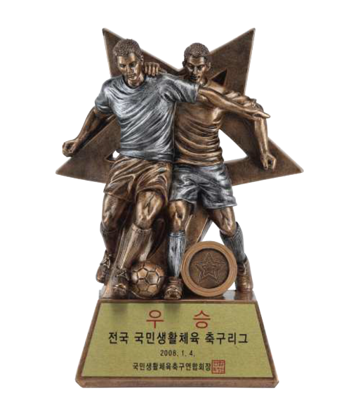 축구 우승 챔피언 MVP 레진 트로피 TR8-183-03
