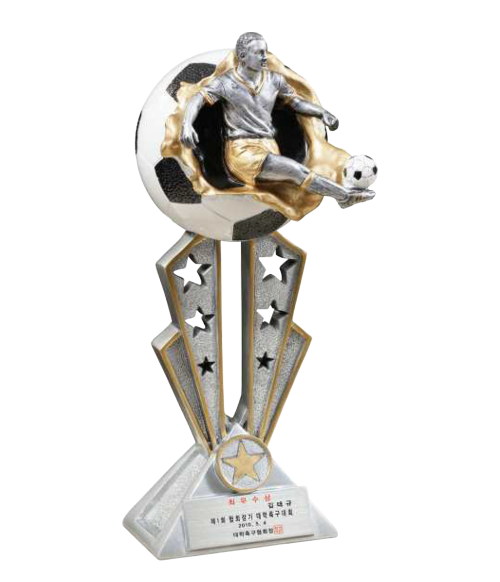 축구 우승 챔피언 MVP 레진 트로피 TR8-183-01