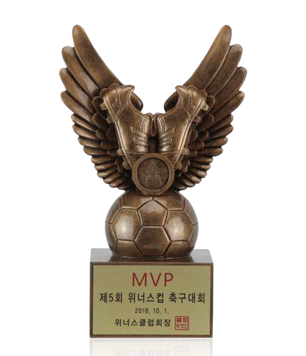 축구 우승 챔피언 MVP 레진 트로피 TR8-181-04