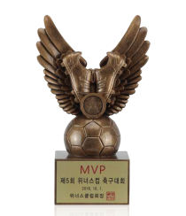 축구 우승 챔피언 MVP 레진 트로피 TR8-181-04